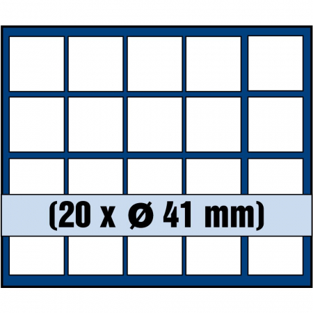 Nova coin tray for 20 coins up to 41 mm-6341sp [1]