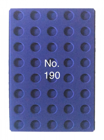 Tavi mari pentru monede - Tava pentru monede, 327 x 227 mm, in catifea albastra, 40 locasuri de 26 mm-190