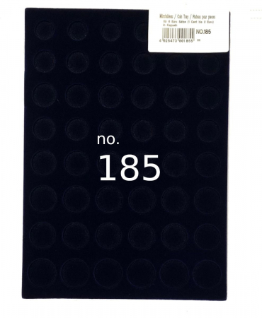 Tavi mari pentru monede - SAFE 185 Tava mare albastra pentru 6 seturi de monede euro-185