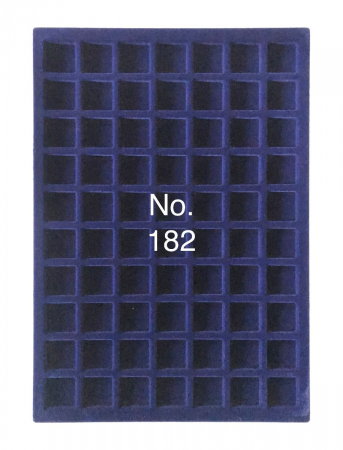 Tavi mari pentru monede - SAFE 182 Tava pentru monede cu 70 locasuri de 26 mm-182