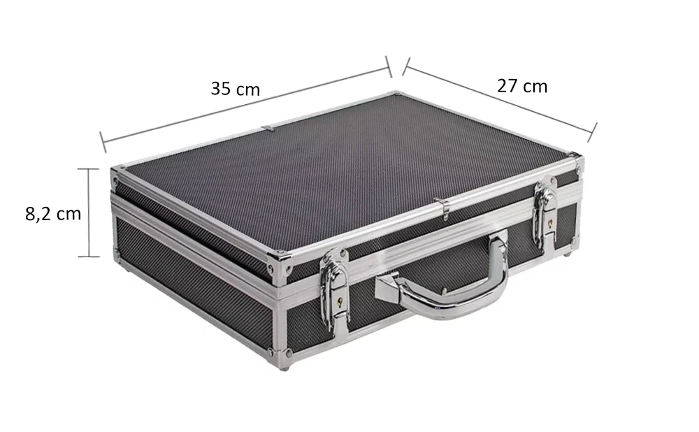 Valiza aluminiu pentru monede in capsule slabs - Black Diamond-290 [3]