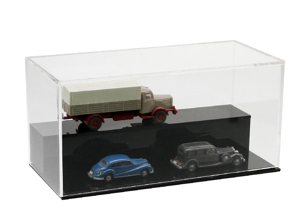 Model Cars / Trains / Motorcycles - Showcase with step for 1:87 scale model cars-4794