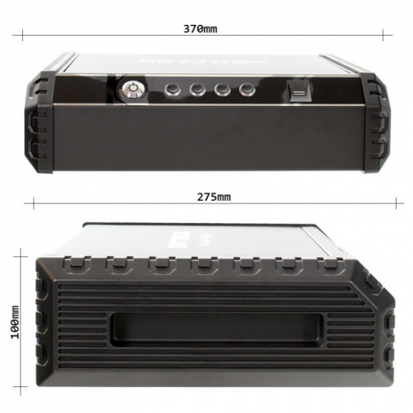 Caseta pistol Gun Master XL inchidere biometrica [8]