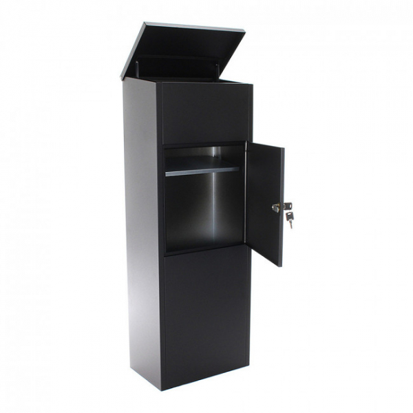 Cutie colete Parcel Keeper 1000 negru inchidere cheie [3]