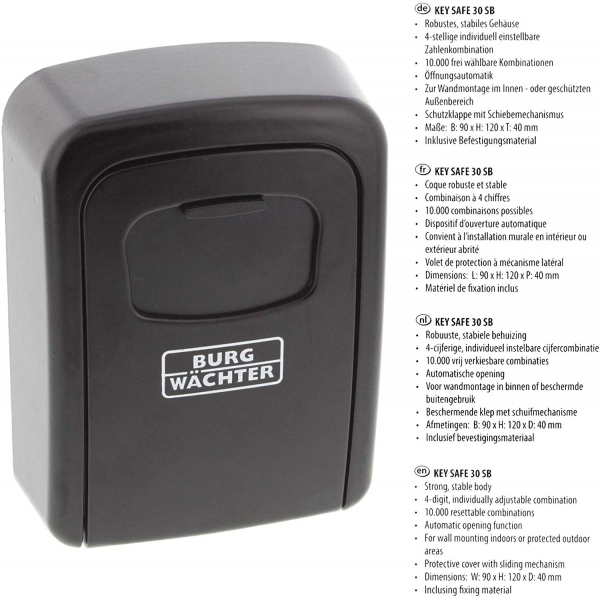Cutie pentru chei Keysafe 30 SB inchidere cifru [7]