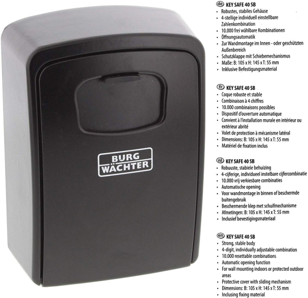 Cutie pentru chei Keysafe 40 SB inchidere cifru [6]