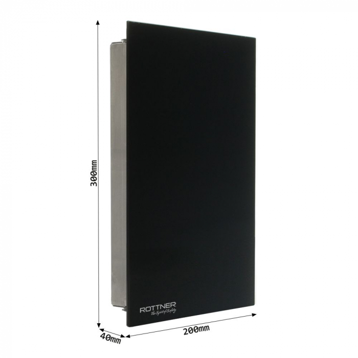 Caseta chei Key Glass neagra [4]