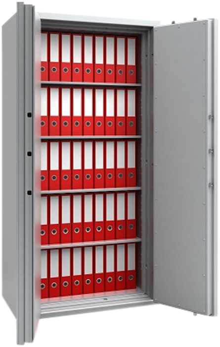 Dulap acte certificat antiefractie antifoc Combi-Paper S1-490 inchidere cheie [2]