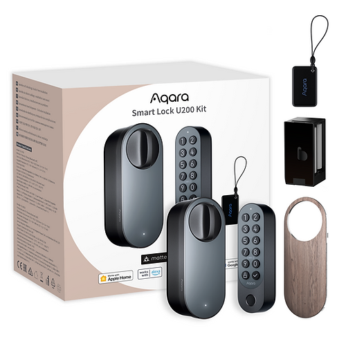 Incuietoare inteligenta U200 smart lock EU neagra Aqara cu tastatura [2]