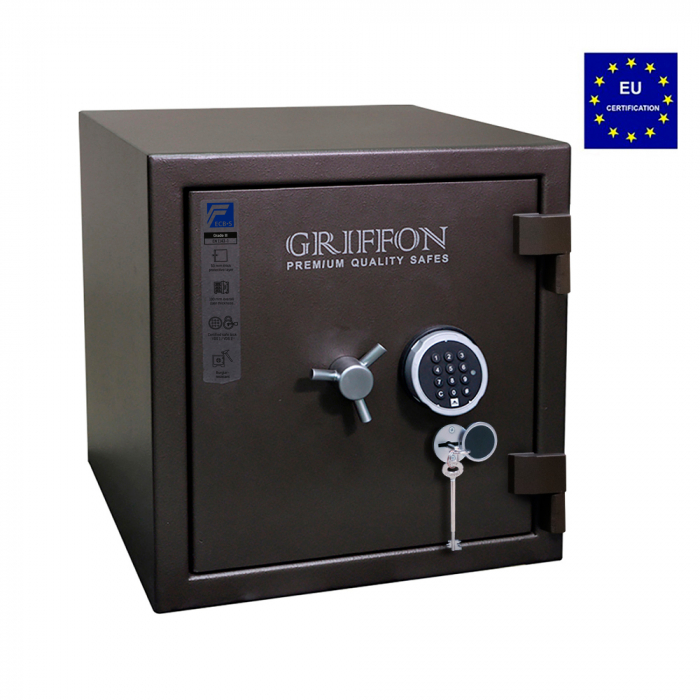 Seif certificat antiefractie antifoc CLE III 50 K E inchidere dubla: cheie si cifru electronic [2]
