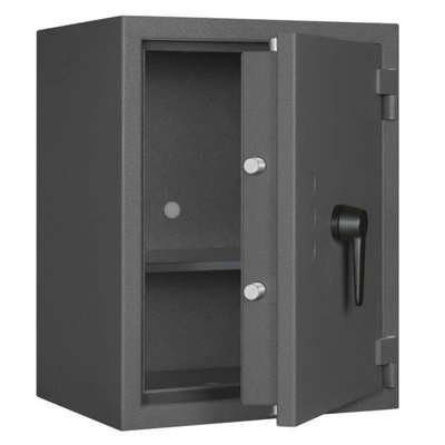 Seif certificat antiefractie antifoc Gemini Pro Fire 2 gri inchidere dubla: cheie si cifru electronic [5]