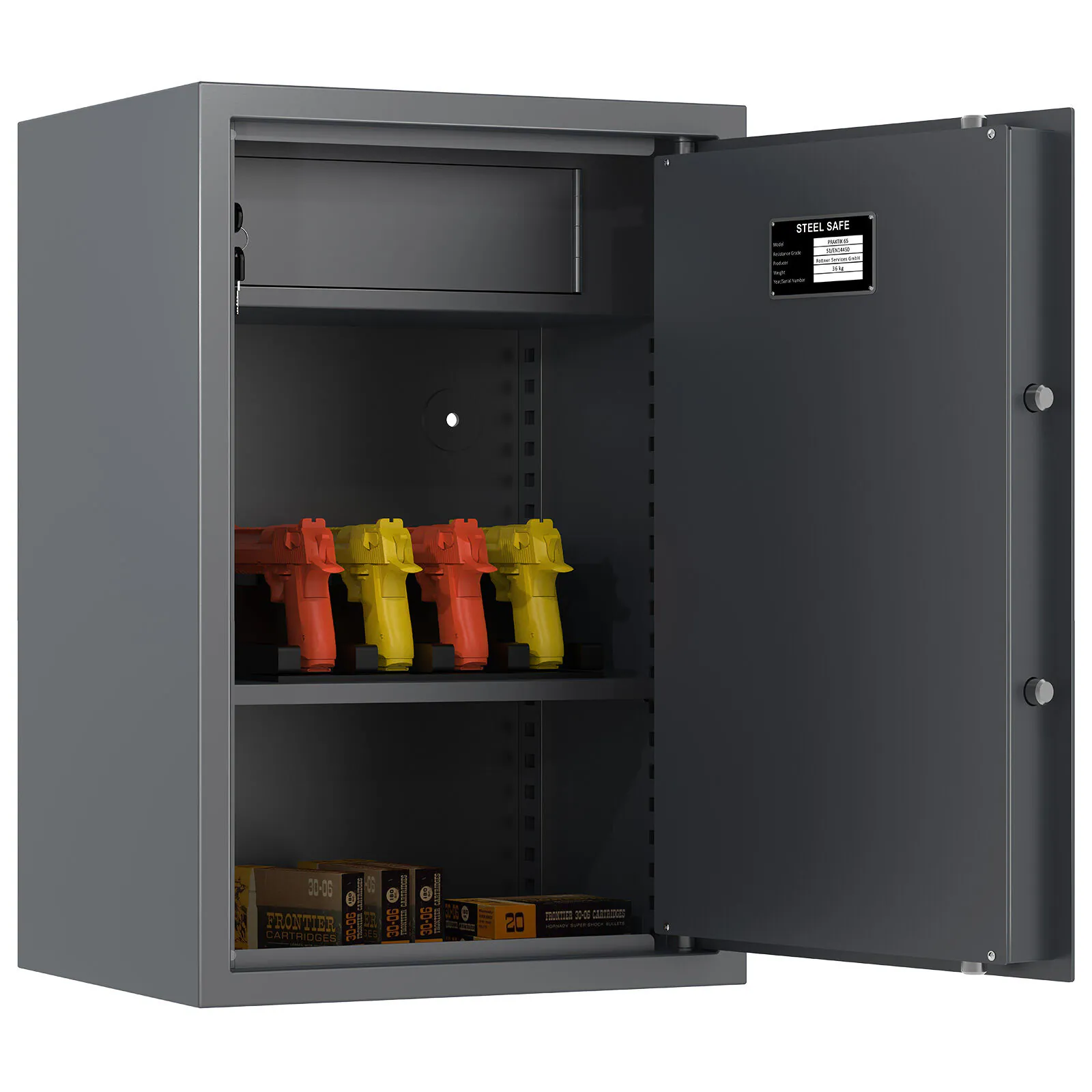 Seif certificat antiefractie Praktik 65 inchidere cheie [4]