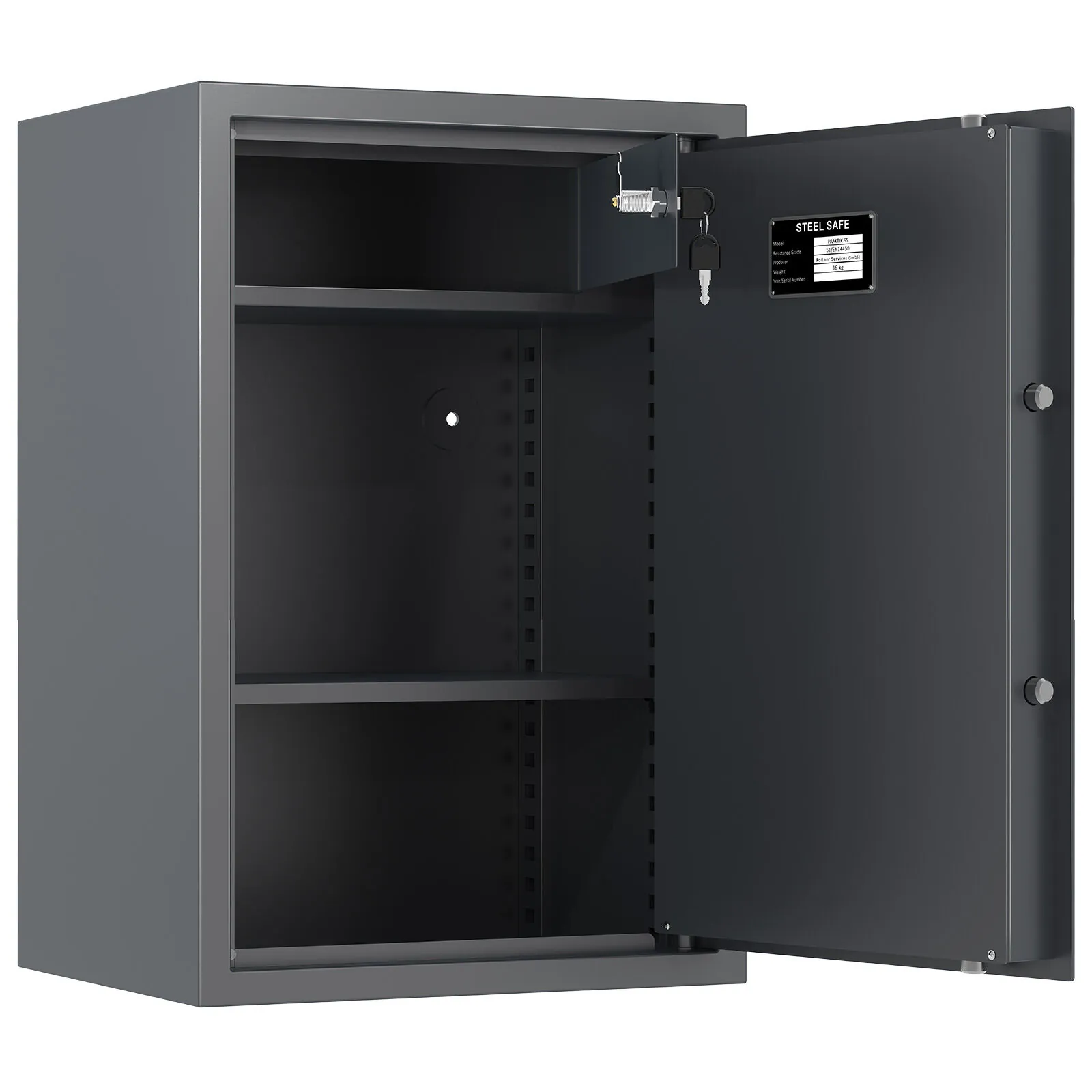 Seif certificat antiefractie Praktik 65 inchidere cheie [2]