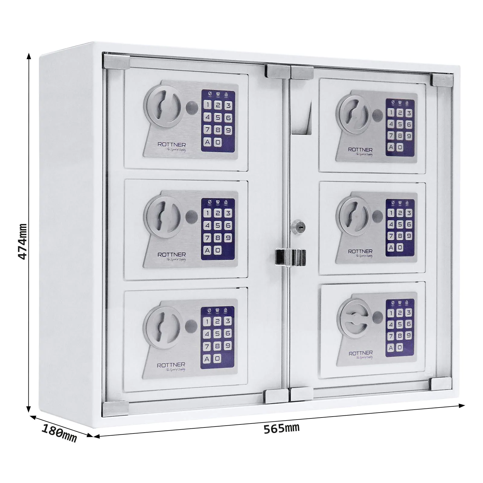 Seif de exterior pentru chei Key System 6 inchidere electronica [4]