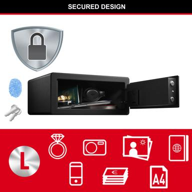 Seif mobila LX110BEURHRO inchidere biometrica [5]
