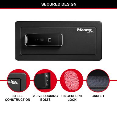 Seif mobila LX110BEURHRO inchidere biometrica [6]