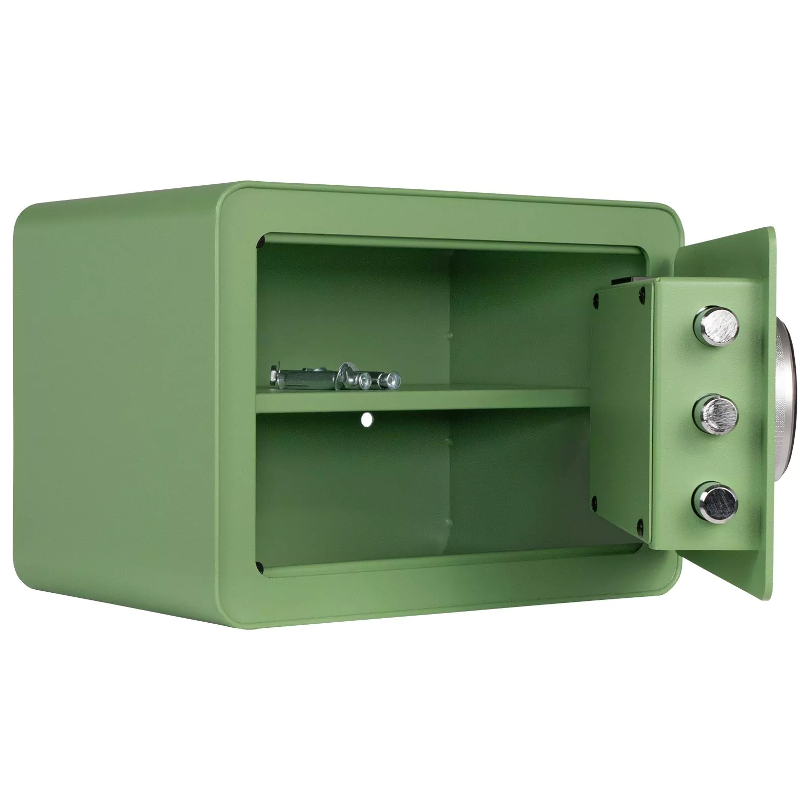 Seif mobila Vintage verde inchidere biometrica [3]
