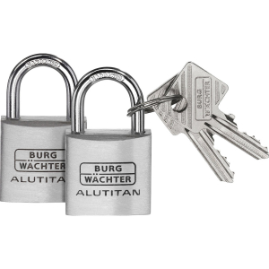 Lacate - Set 2 lacate aluminiu Alutitan DUO 770 40 SB inchidere cheie