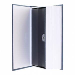 Caseta valori Bookcase albastru inchidere cheie [4]