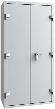 Dulapuri metalice - Dulap acte certificat antiefractie antifoc Combi-Paper S1-490 inchidere cheie