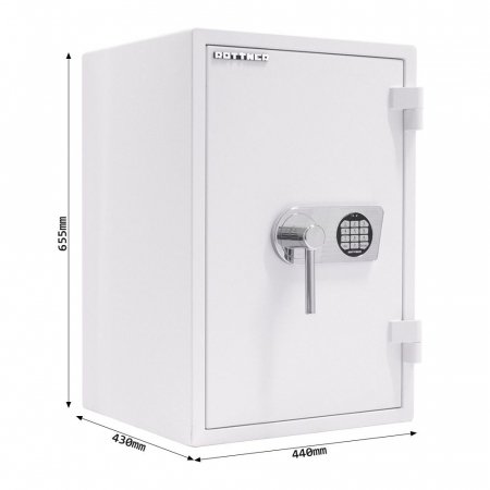 Seif certificat antiefractie antifoc Atlas 65 alb inchidere electronica [10]