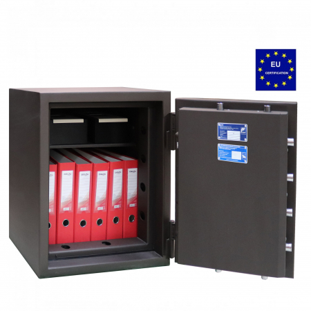 Seif certificat antiefractie antifoc CLE III 65 K E inchidere dubla: cheie si cifru electronic [2]