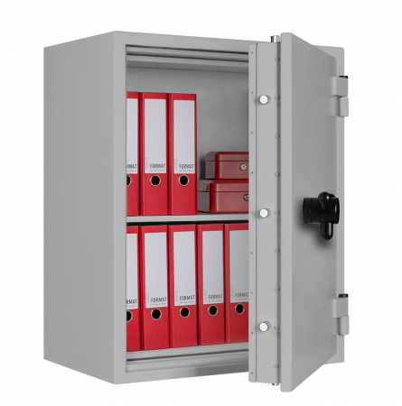 Case de bani - Seif certificat antiefractie antifoc Lava 4 gri
