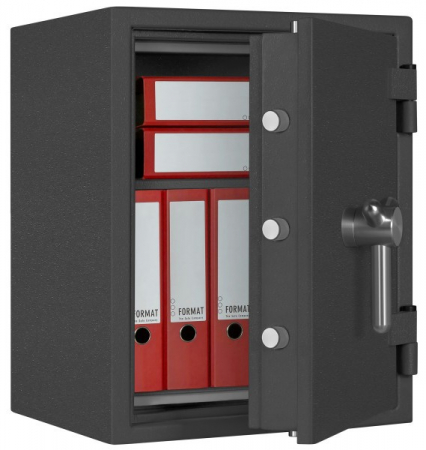 Seifuri cu dubla certificare - Seif certificat antiefractie antifoc Paper Star Pro Light 1 inchidere electronica si cheie SOS