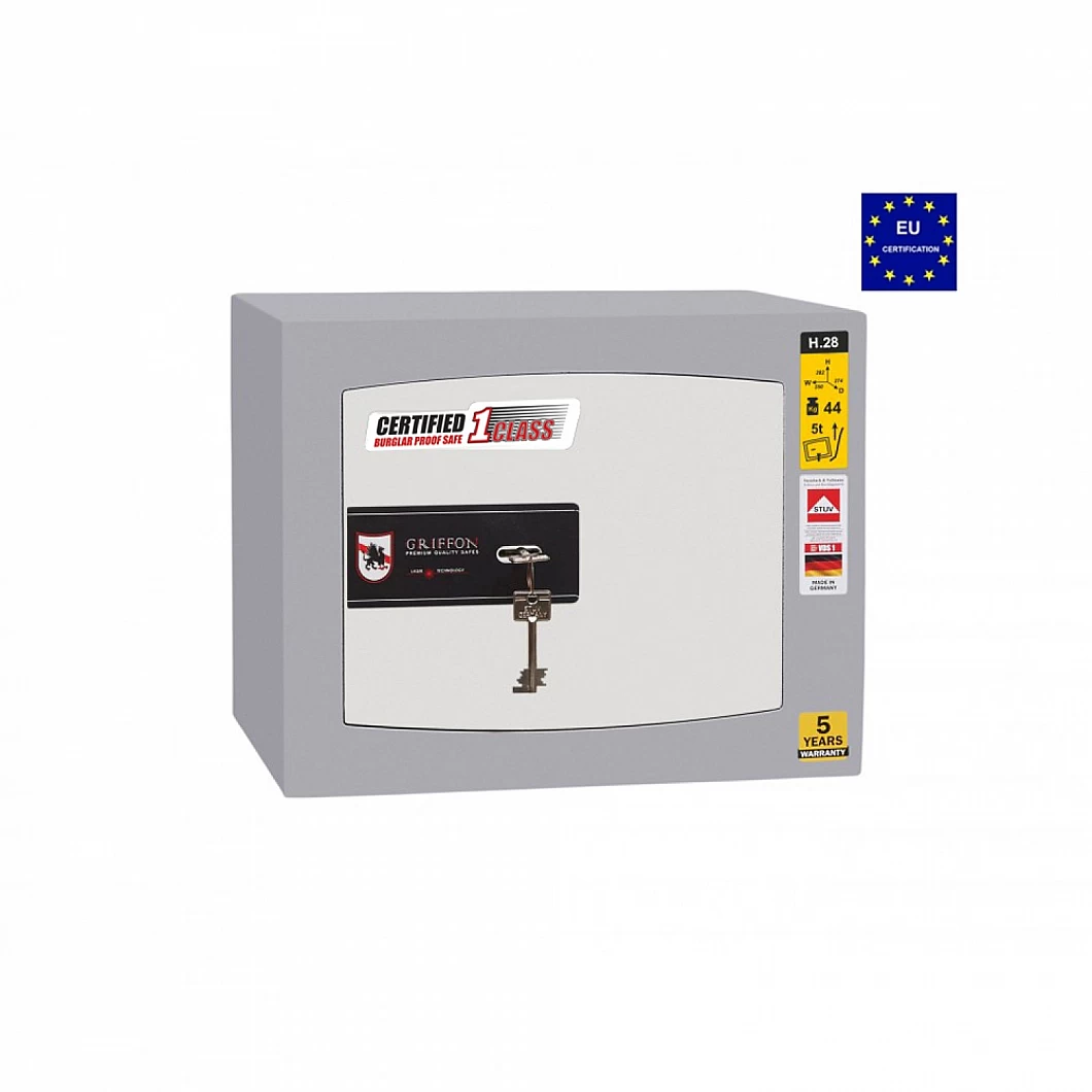 Case de bani - Seif certificat antiefractie H28 K inchidere cheie