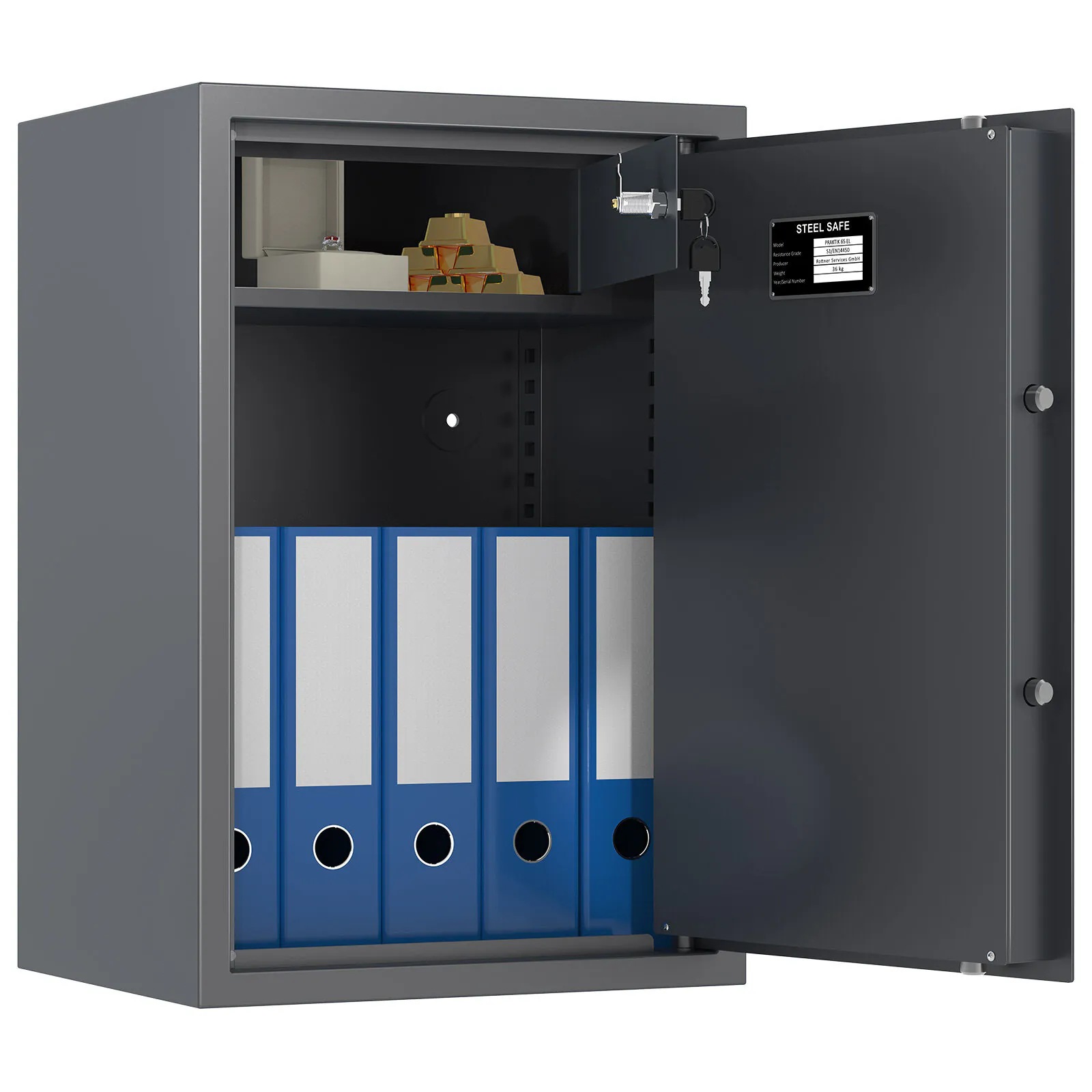 Seif certificat antiefractie Praktik 65 inchidere electronica [2]