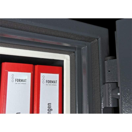 Seif pentru documente certificat antiefractie antifoc Paper Star Pro 6 antracit inchidere cheie [2]