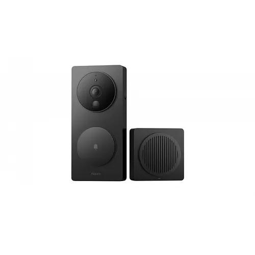 Camere supraveghere - Sonerie inteligenta cu camera video Aqara Smart Video Doorbell G4 Negru