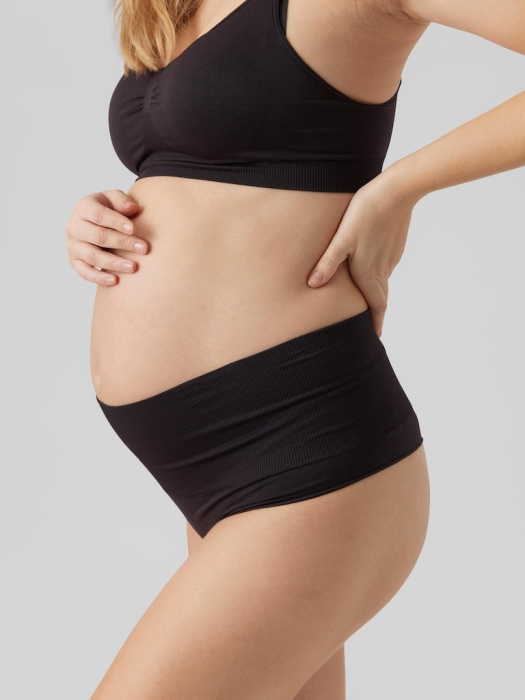 Chiloti gravide cu centura de sustinere, tanga, set 2 buc - Mamalicious Heal [4]