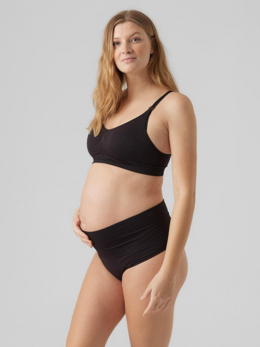 Chiloti gravide cu centura de sustinere, tanga, set 2 buc - Mamalicious Heal [2]