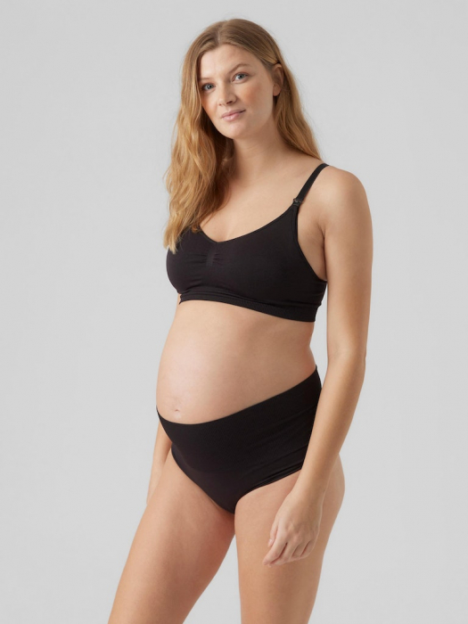 Chiloti gravide cu centura de sustinere, tanga, set 2 buc - Mamalicious Heal [5]