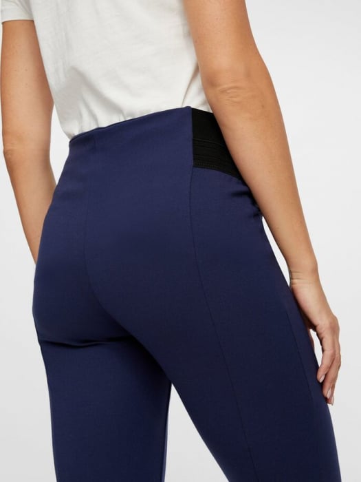 Leggings gravide cu insertii elastice laterale - Mamalicious Reyna [5]