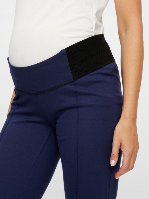 Leggings gravide cu insertii elastice laterale - Mamalicious Reyna [4]