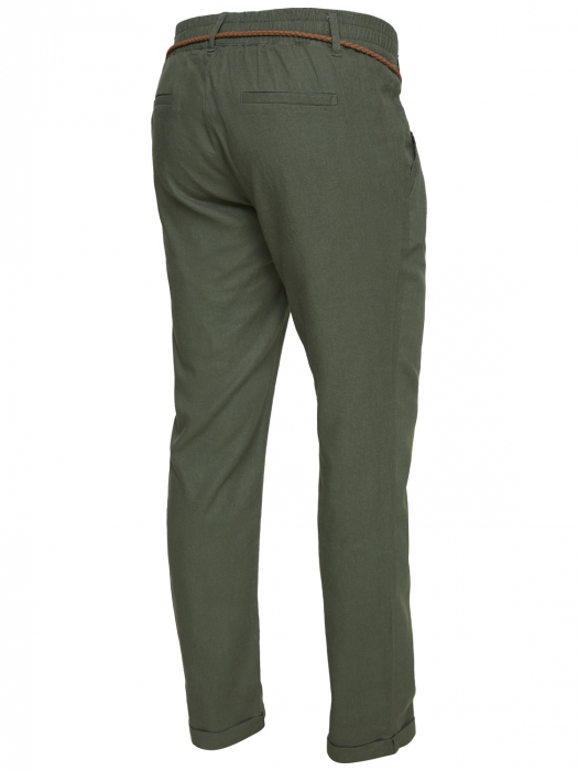 Pantaloni pentru gravide Mamalicious Beach din in - verde [6]