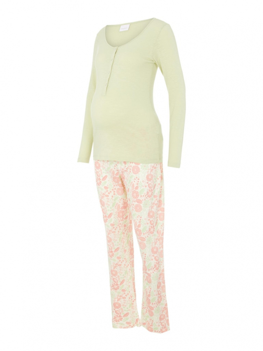 pijama-gravide-si-alaptare-bumbac-organic-mamalicious-celadon [3]