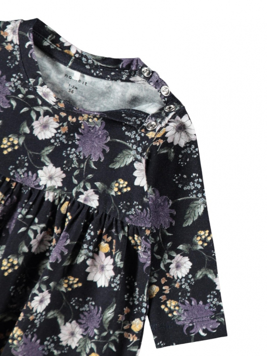 rochie-bebe-bumbac-organic-name-it-sofie-sapphire [2]