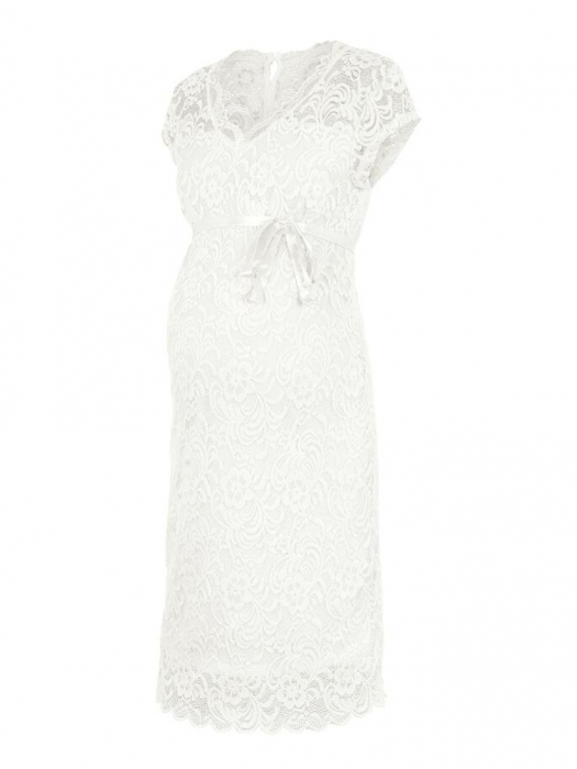 rochie-cu-maneca-scurta-pentru-cununie-mamalicious-snow-white [7]