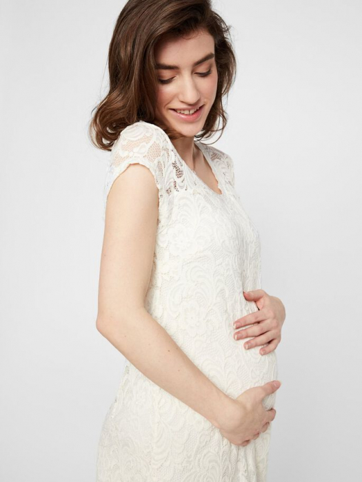 rochie-cu-maneca-scurta-pentru-cununie-mamalicious-snow-white [5]