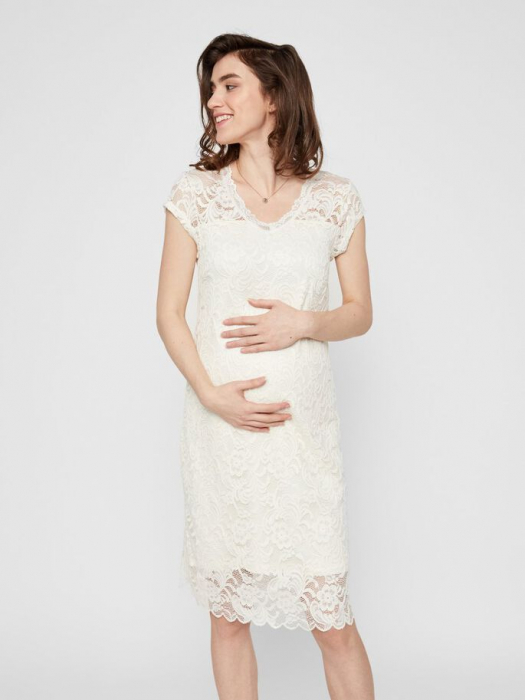 rochie-cu-maneca-scurta-pentru-cununie-mamalicious-snow-white [3]