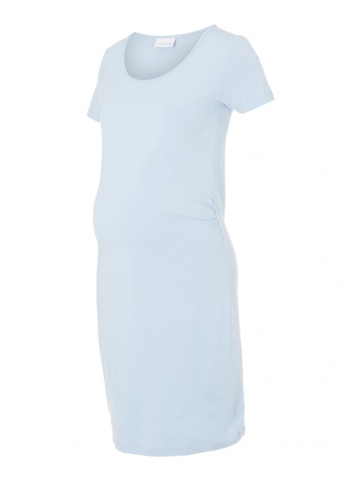 rochie-gravide-bumbac-organic-mamalicious-emma-blue [6]