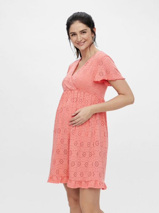 rochie-gravide-si-alaptare-mamalicious-denise-coral [2]