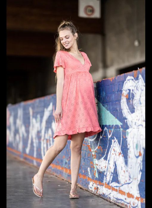 rochie-gravide-si-alaptare-mamalicious-denise-coral [7]