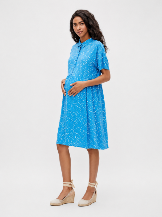 rochie-gravide-si-alaptare-mamalicious-french-blue [2]