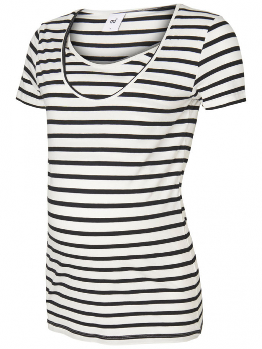 Set 2 tricouri navy pentru gravide si alaptare Mamalicious Nell [5]