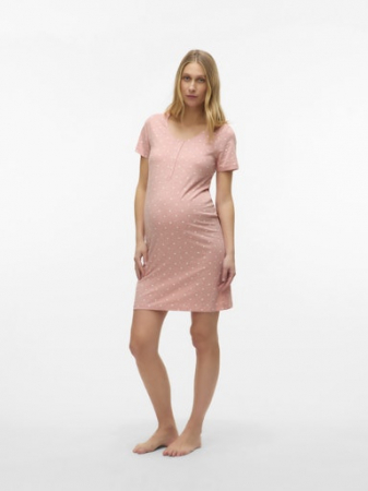 camasa-de-noapte-pentru-alaptare-mamalicious-mira-star-rose [2]