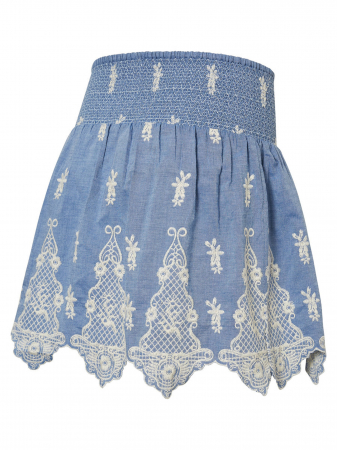 Fustă pentru gravide cu broderie Mamalicious Lela [4]